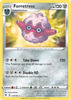Forretress #114/185 · Pokémon