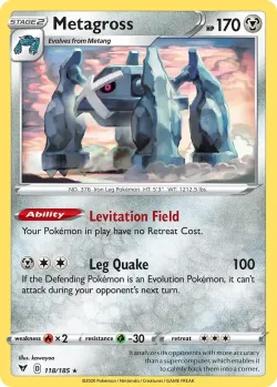 Metagross #118/185 · Pokémon