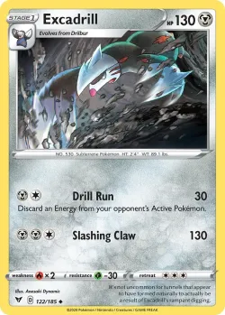 Excadrill #122/185 · Pokémon