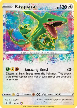 Rayquaza #138/185 · Pokémon