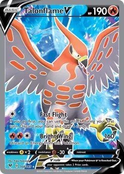 Talonflame V #168/185 · Pokémon