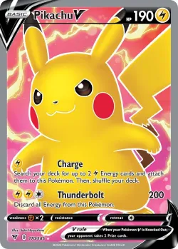 Pikachu V #170/185 · Pokémon