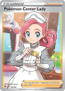 Pokémon Center Lady 「VIV 185/185」「EN」