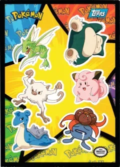 Scyther, Snorlax, Mankey, Clefairy, Lapras, Gloom 「THE_FIRST_MOVIE S16」「EN」