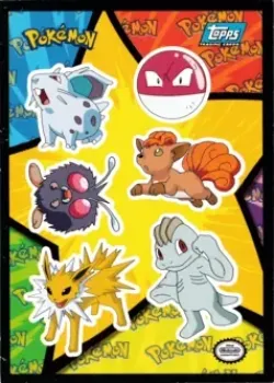Nidoran♀, Voltorb, Venonat, Vulpix, Jolteon, Machop 「THE_FIRST_MOVIE S17」「EN」