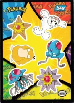 Staryu, Seel, Psyduck, Tentacool, Tentacruel, Starmie 「THE_FIRST_MOVIE S18」「EN」
