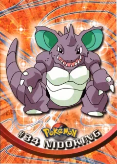 Nidoking 「TOPPS_SERIES_1 34」「EN」