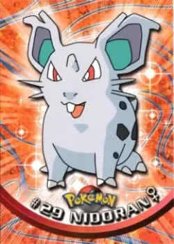Nidoran♀ 「TOPPS_SERIES_1 29」「EN」