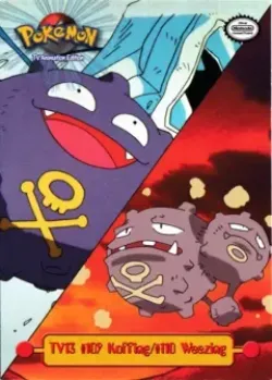 Koffing / Weezing 「TOPPS_SERIES_1 TV13」「EN」