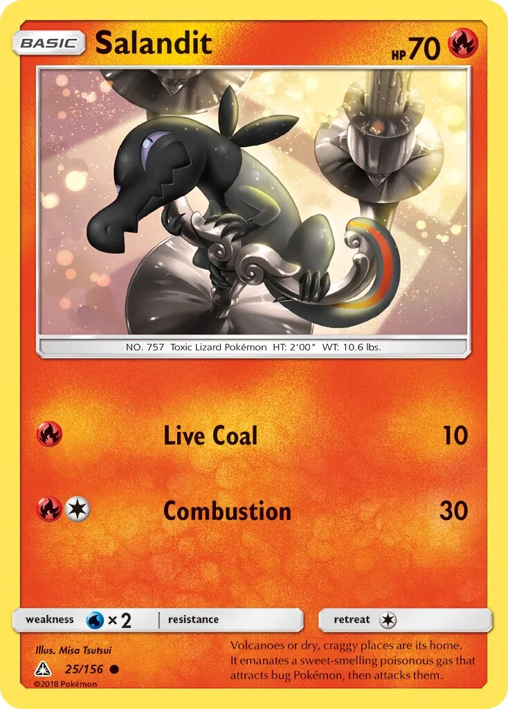 Salandit 「BATTLE_ACADEMY_2020_CHARIZARD 25/156」「EN」