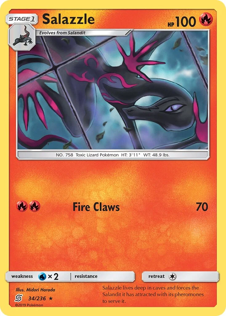 Salazzle 「BATTLE_ACADEMY_2020_CHARIZARD 34/236」「EN」