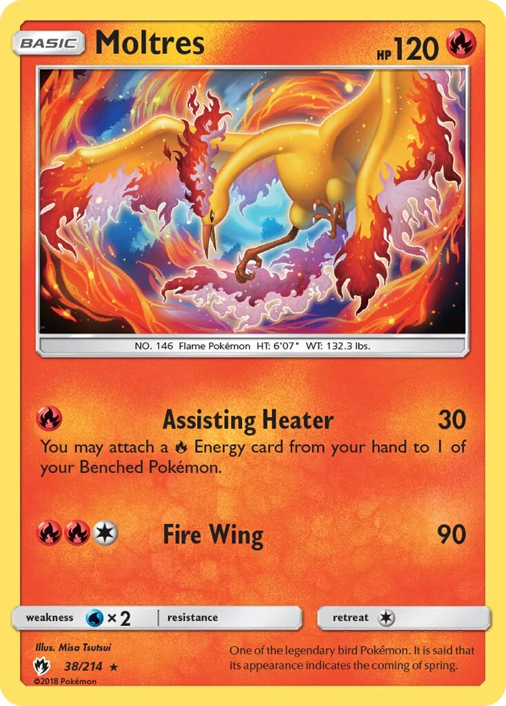 Moltres 「BATTLE_ACADEMY_2020_CHARIZARD 38/214」「EN」