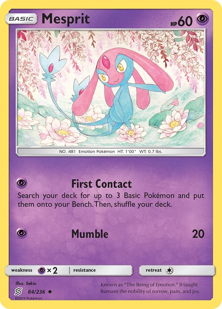 Mesprit 「BATTLE_ACADEMY_2020_MEWTWO 84/236」「EN」