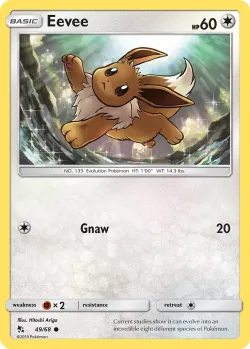 Eevee 「BATTLE_ACADEMY_2020_MEWTWO 49/68」「EN」