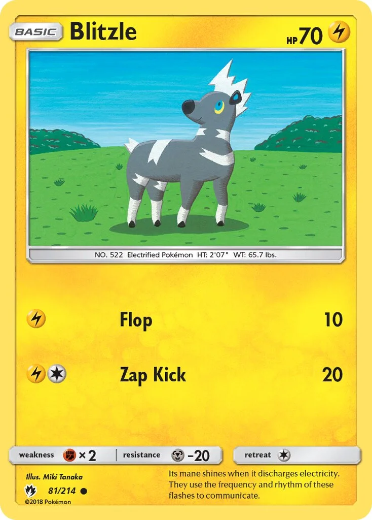 Blitzle 「BATTLE_ACADEMY_2020_PIKACHU 81/214」「EN」