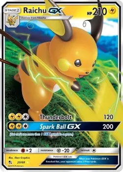 Raichu-GX 「BATTLE_ACADEMY_2020_PIKACHU 20/68」「EN」