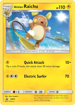 Alolan Raichu 「BATTLE_ACADEMY_2020_PIKACHU SM65」「EN」