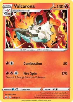 Volcarona 「BATTLE_ACADEMY_2022_CINDERACE 024/198」「EN」