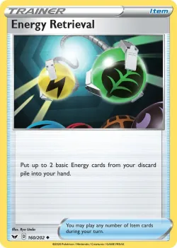 Energy Retrieval 「BATTLE_ACADEMY_2022_CINDERACE 160/202」「EN」
