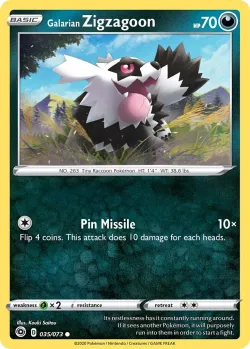 Galarian Zigzagoon 「BATTLE_ACADEMY_2022_EEVEE 035/073」「EN」
