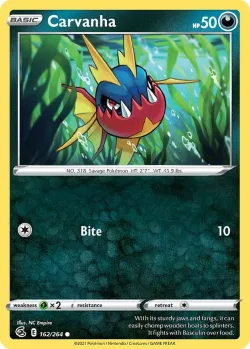 Carvanha 「BATTLE_ACADEMY_2022_EEVEE 162/264」「EN」