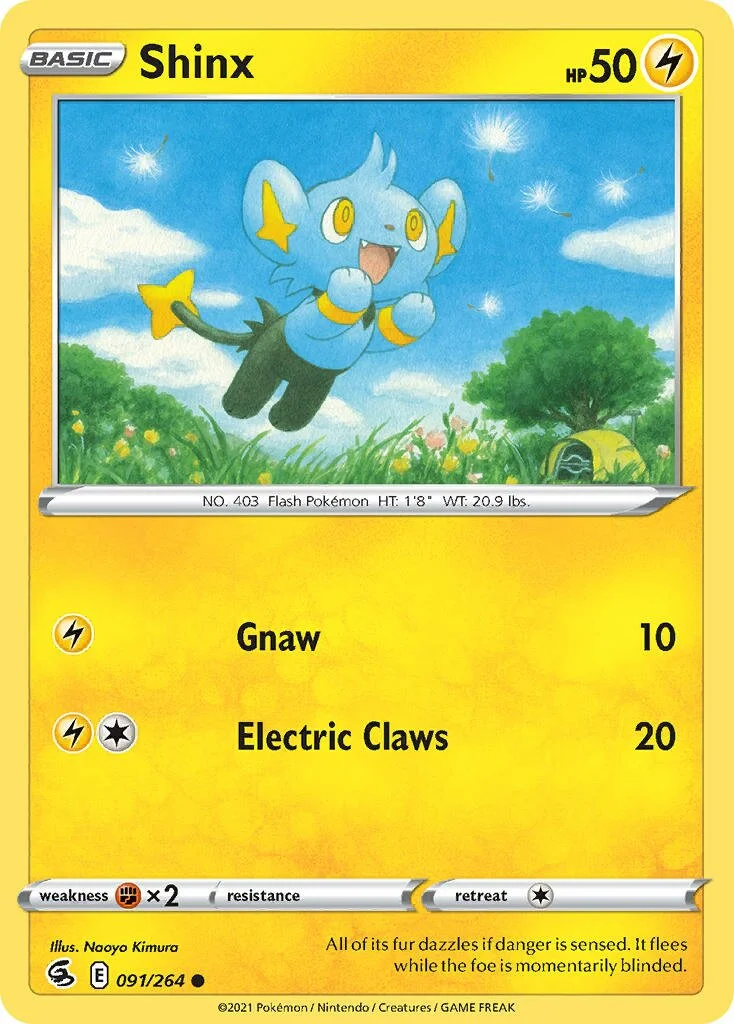Shinx 「BATTLE_ACADEMY_2022_PIKACHU 091/264」「EN」