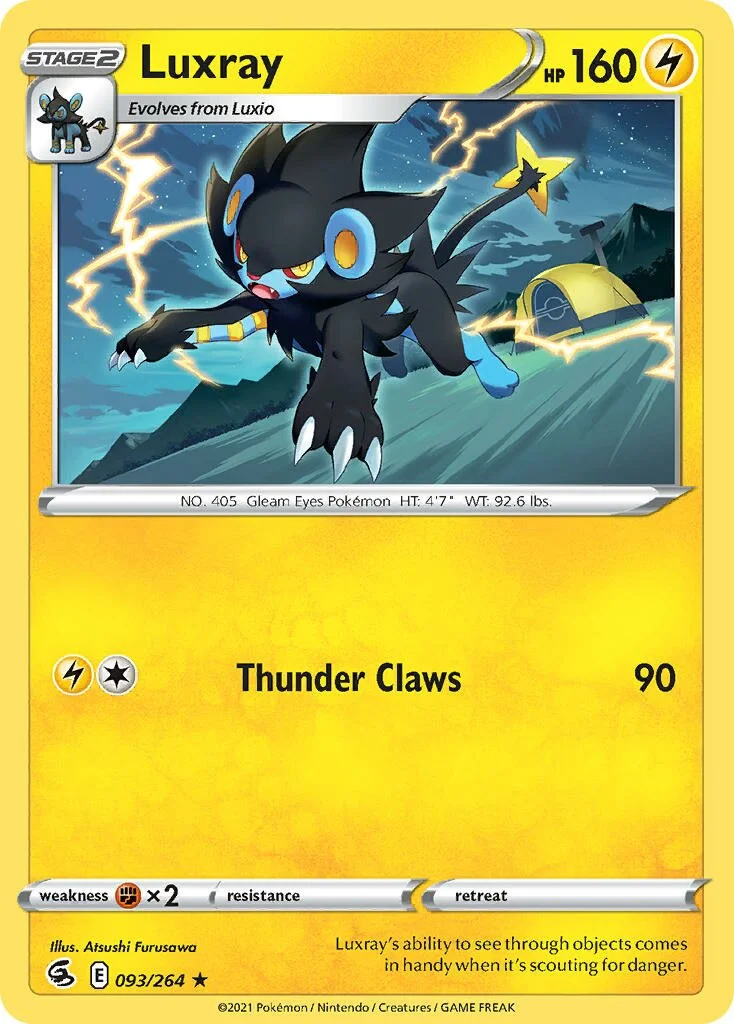 Luxray 「BATTLE_ACADEMY_2022_PIKACHU 093/264」「EN」