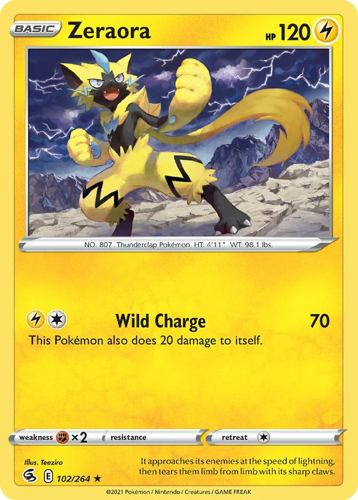 Zeraora 「BATTLE_ACADEMY_2022_PIKACHU 102/264」「EN」
