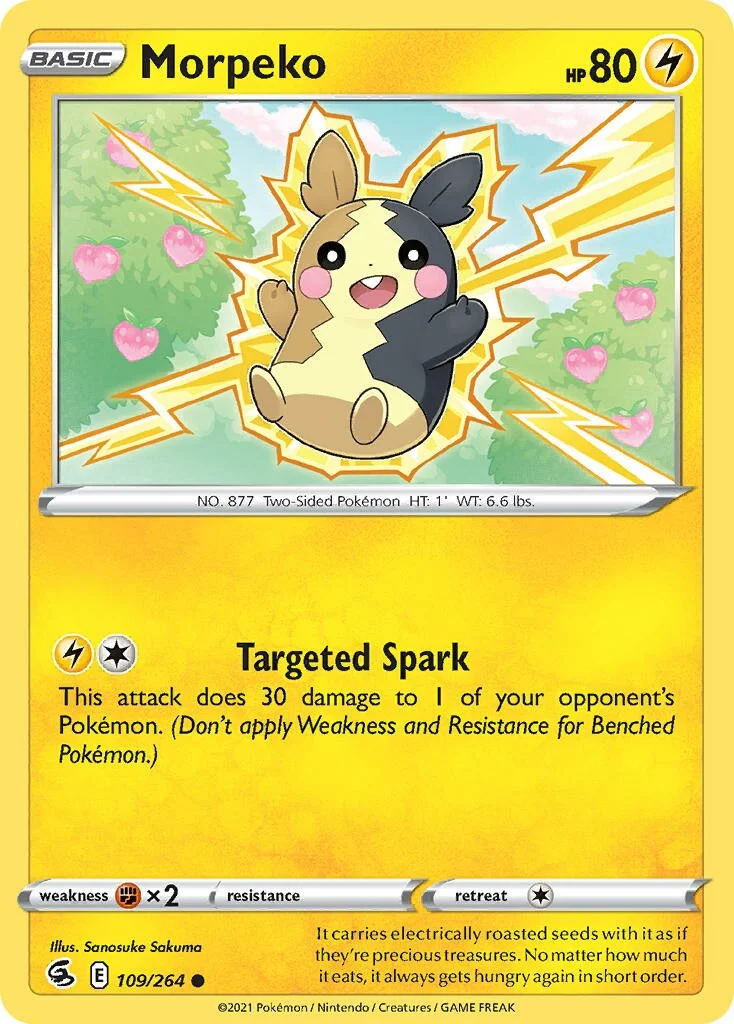 Morpeko 「BATTLE_ACADEMY_2022_PIKACHU 109/264」「EN」
