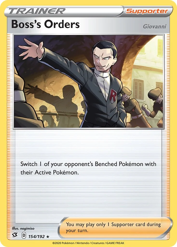 Boss's Orders 「BATTLE_ACADEMY_2022_PIKACHU 154/192」「EN」