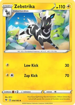 Zebstrika 「BATTLE_ACADEMY_2022_PIKACHU 054/185」「EN」