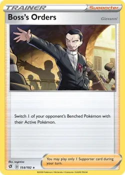 Boss's Orders 「BATTLE_ACADEMY_2022_PIKACHU 154/192」「EN」