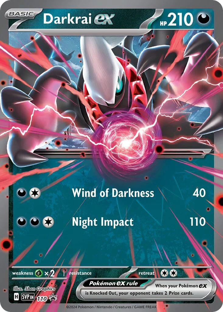 Darkrai ex 「BATTLE_ACADEMY_2024_DARKRAI 110」「EN」