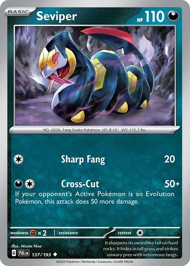 Seviper 「BATTLE_ACADEMY_2024_DARKRAI 137/193」「EN」