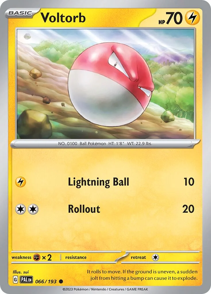 Voltorb 「BATTLE_ACADEMY_2024_PIKACHU 066/193」「EN」