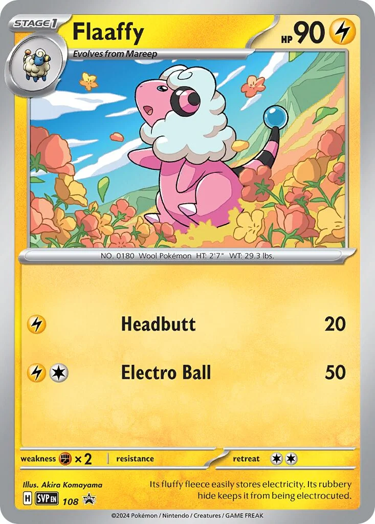 Flaaffy 「BATTLE_ACADEMY_2024_PIKACHU 108」「EN」