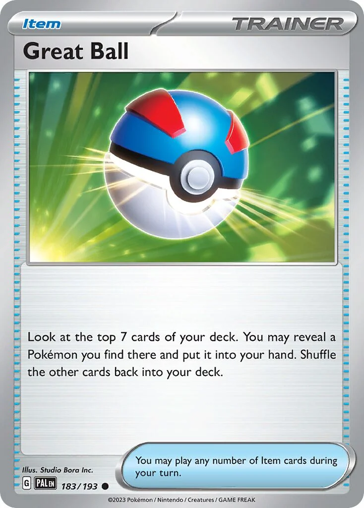 Great Ball 「BATTLE_ACADEMY_2024_PIKACHU 183/193」「EN」