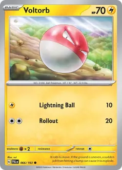 Voltorb 「BATTLE_ACADEMY_2024_PIKACHU 066/193」「EN」