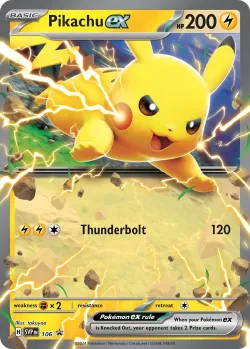 Pikachu ex 「BATTLE_ACADEMY_2024_PIKACHU 106」「EN」