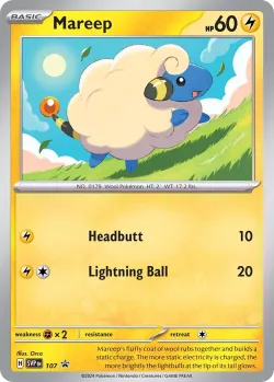 Mareep 「BATTLE_ACADEMY_2024_PIKACHU 107」「EN」