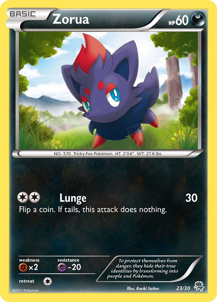 Zorua 「TK5Z 23/30」「EN」