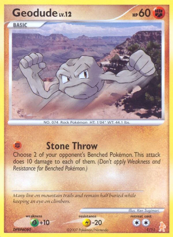 Geodude 「TK3L 1/11」「EN」
