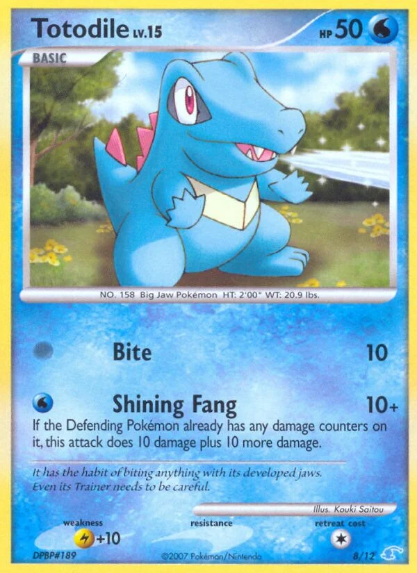 Totodile 「TK3M 8/12」「EN」