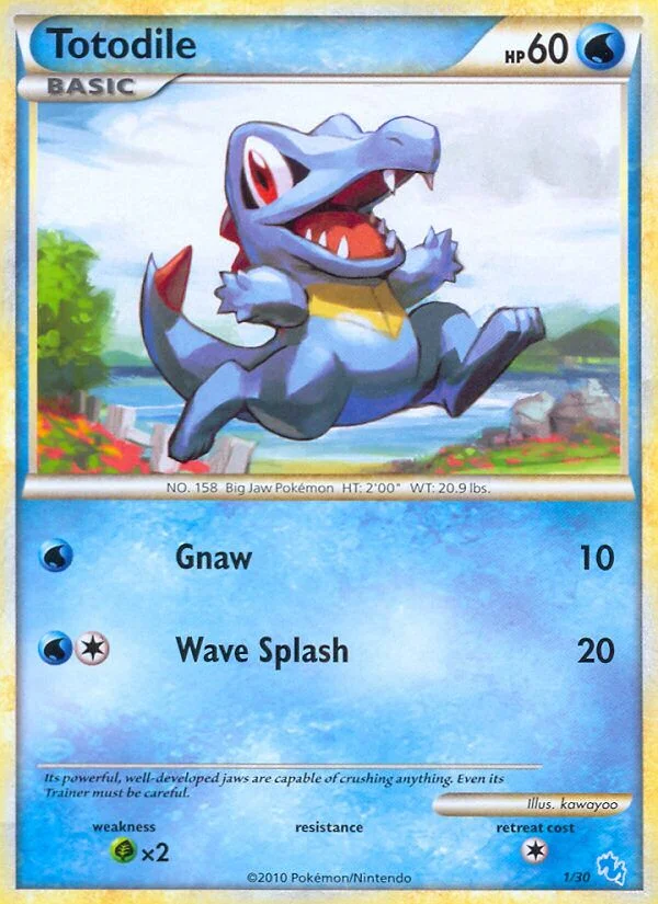 Totodile 「TK4G 1/30」「EN」
