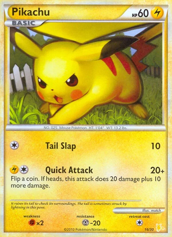 Pikachu 「TK4R 16/30」「EN」