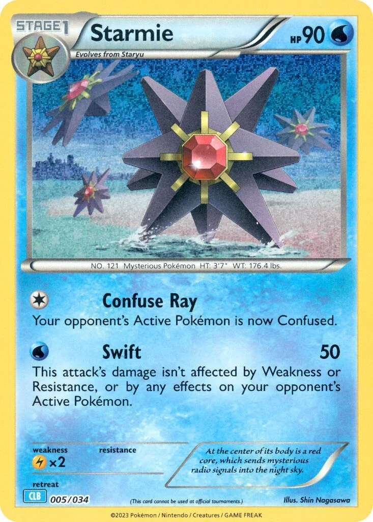Starmie 「CLB 005/034」「EN」