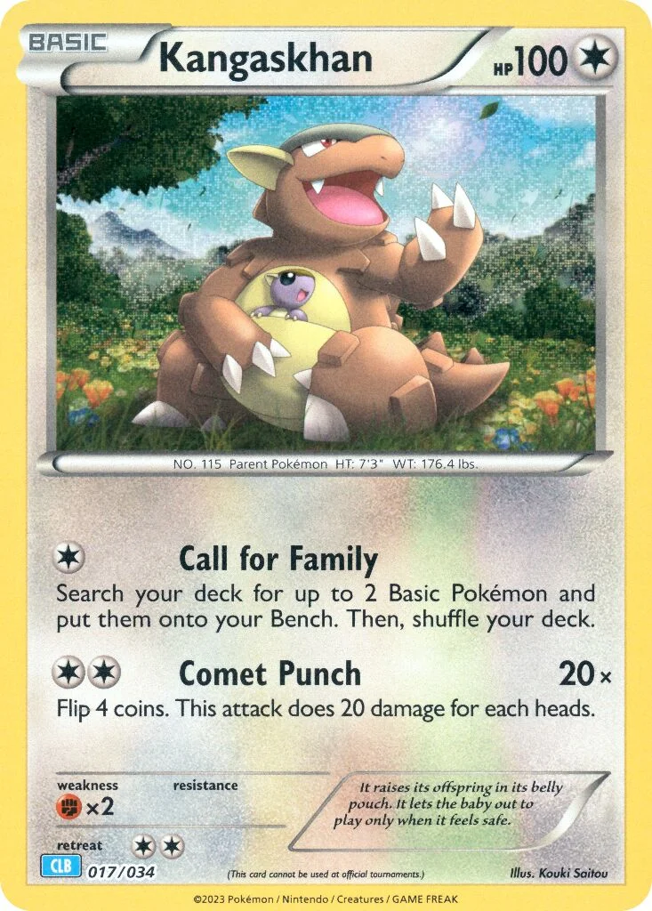 Kangaskhan 「CLB 017/034」「EN」