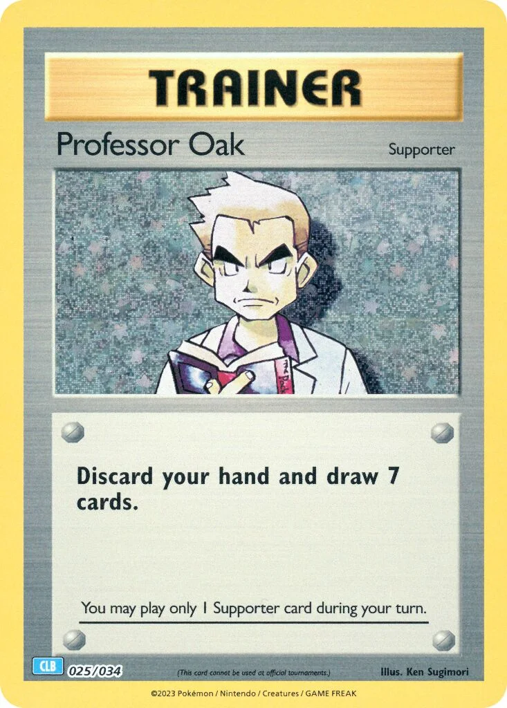 Professor Oak 「CLB 025/034」「EN」