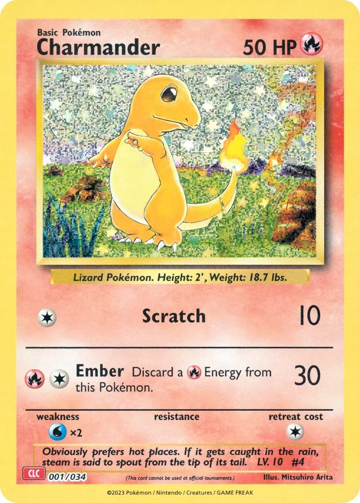 Charmander 「CLC 001/034」「EN」