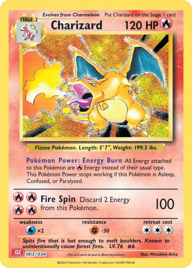 Charizard 「CLC 003/034」「EN」